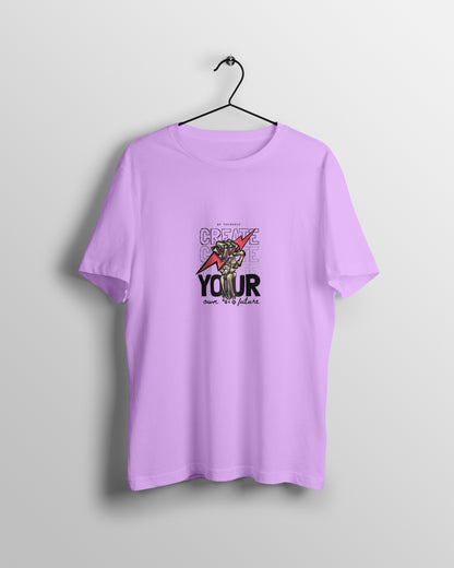 Create Your Own Future Graphic Printed  Unisex Oversized T-shirt D030
