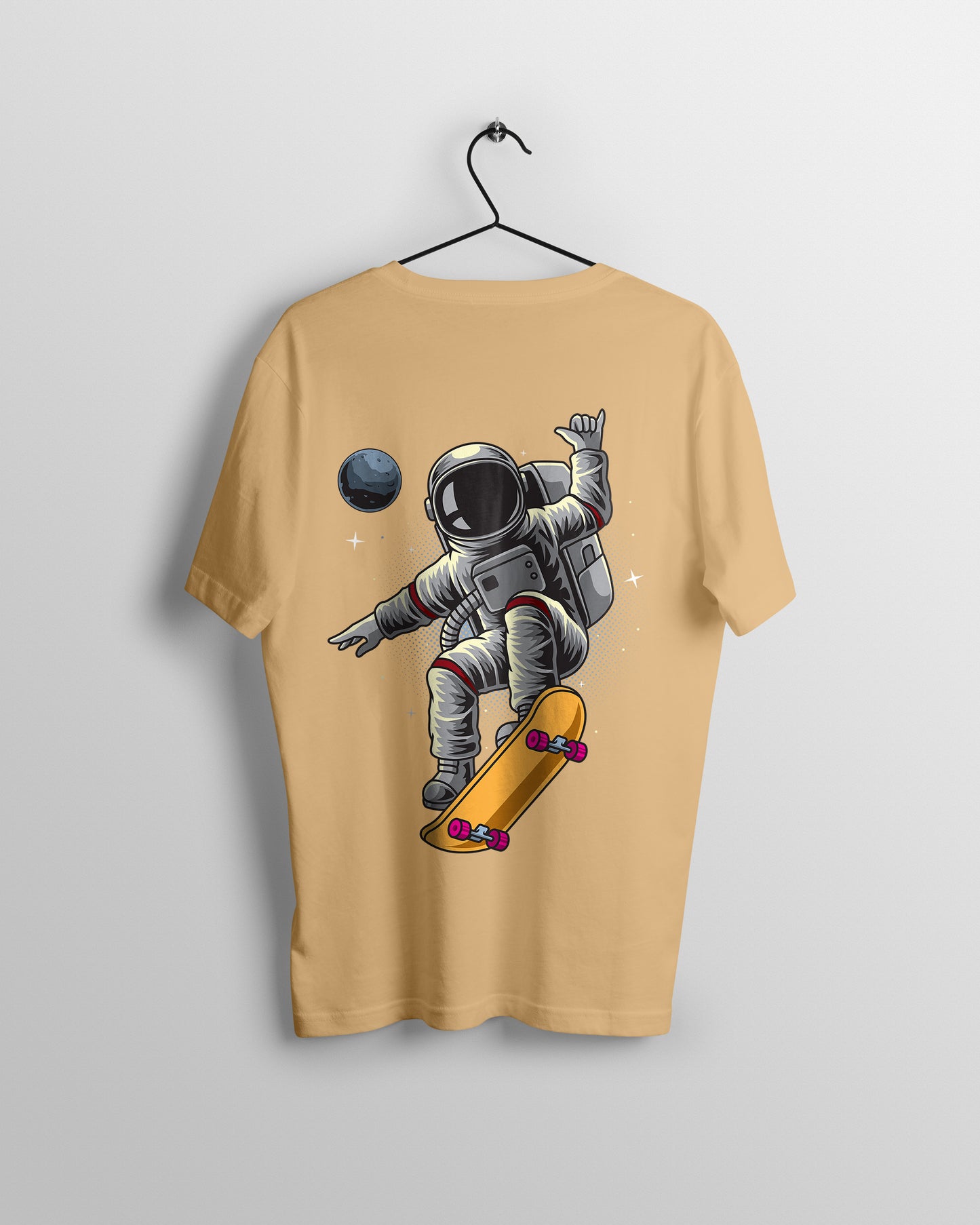 Astronaut  Graphic Printed  Unisex Oversized T-shirt D042