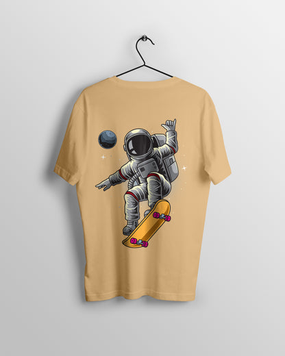 Astronaut  Graphic Printed  Unisex Oversized T-shirt D042