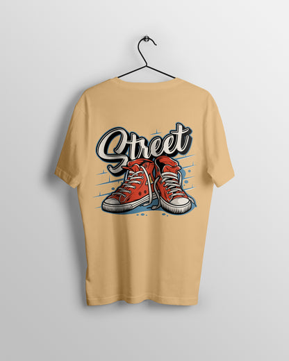Street Graphic Printed  Unisex Oversized T-shirt D057