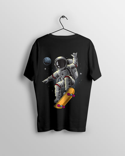 Astronaut  Graphic Printed  Unisex Oversized T-shirt D042