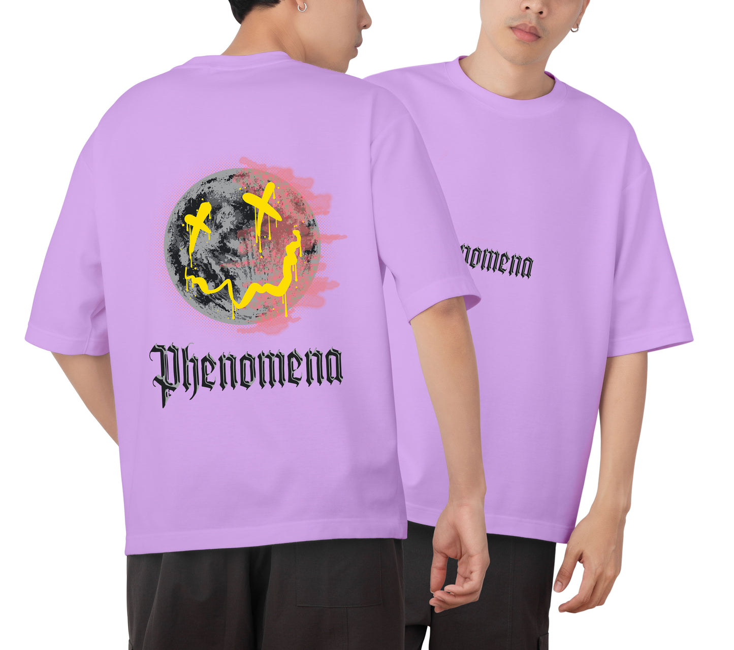 Dhenomeno Graphic Printed  Unisex Oversized T-shirt D082