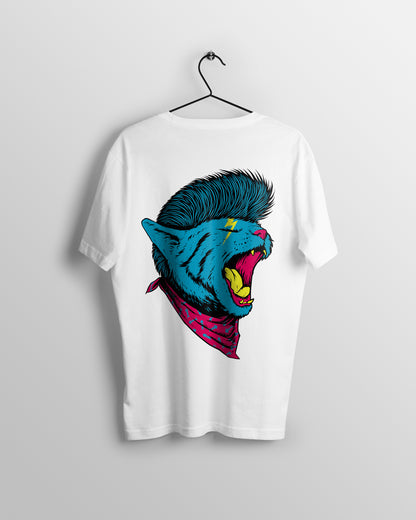 Lion Graphic Printed  Unisex Oversized T-shirt D061