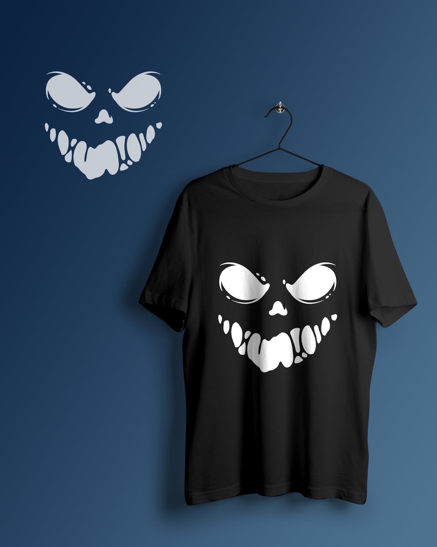 Smiley Face Graphic Printed  Unisex Oversized T-shirt D103