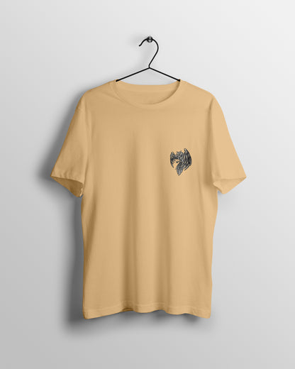 Owl Graphic Printed  Unisex Oversized T-shirt D063