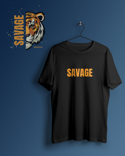 Savage Graphic Printed  Unisex Oversized T-shirt D100