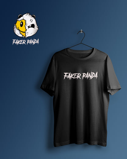 Faker Panda Graphic Printed  Unisex Oversized T-shirt D127