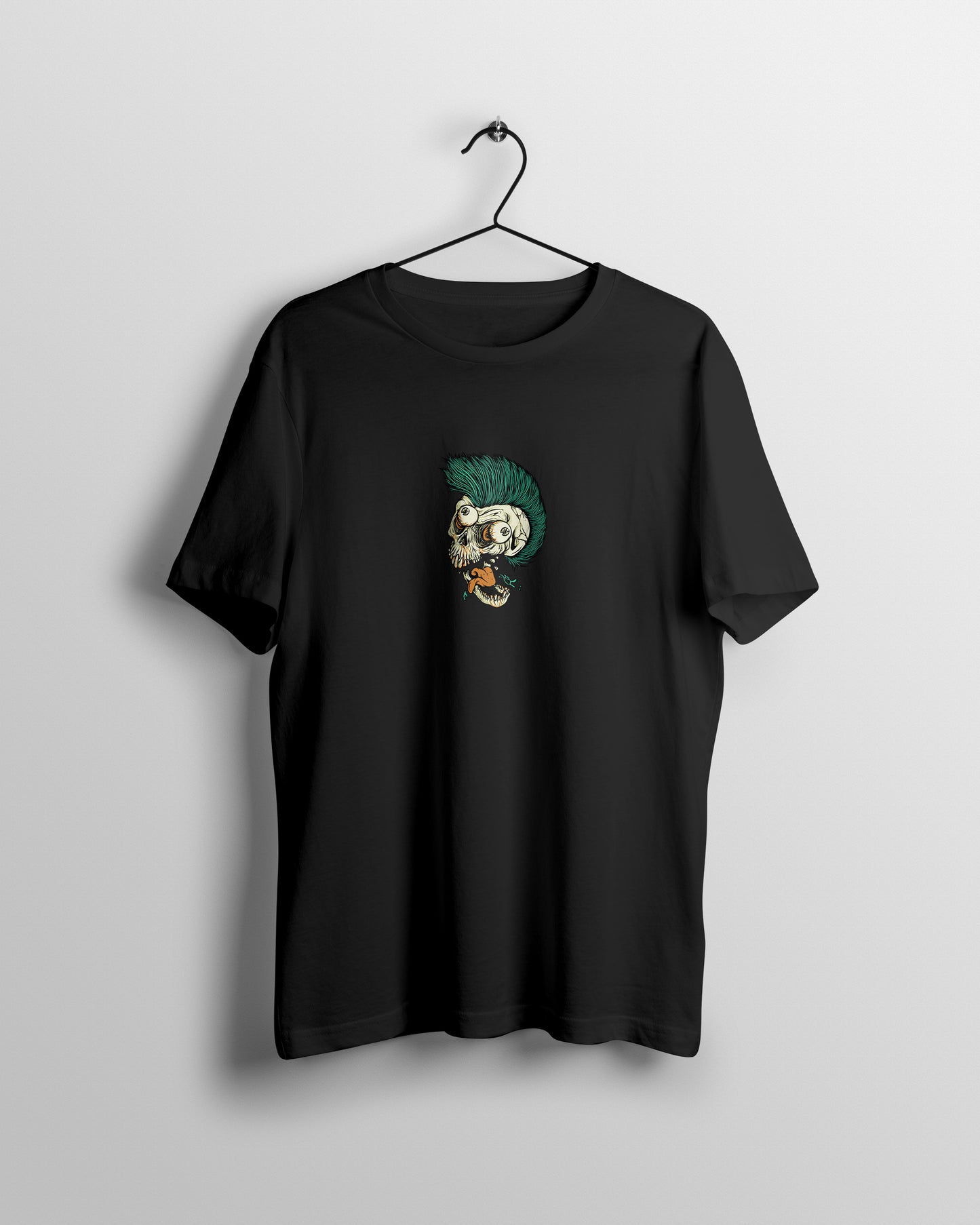 Skull Graphic Printed  Unisex Oversized T-shirt D068