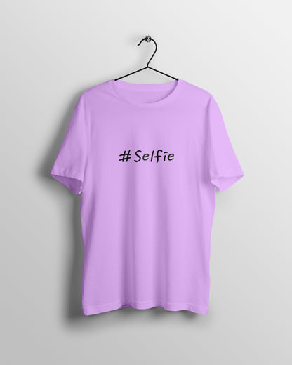 Selfie Teddy Graphic Printed  Unisex Oversized T-shirt D086