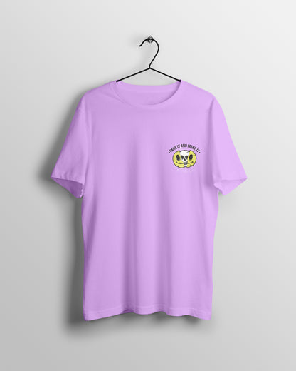 Fake It Make It Graphic Printed  Unisex Oversized T-shirt D058