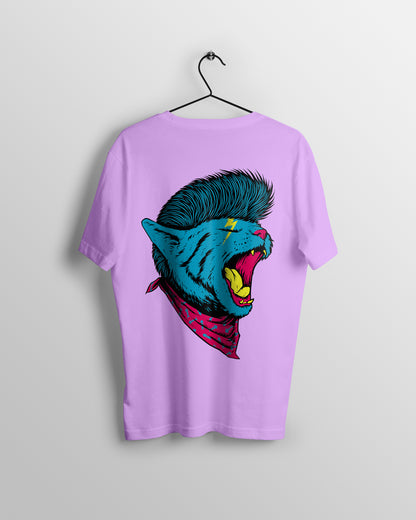 Lion Graphic Printed  Unisex Oversized T-shirt D061