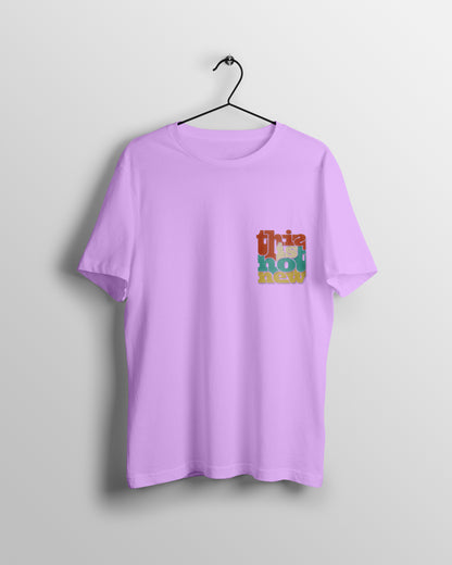 Quote Graphic Printed  Unisex Oversized T-shirt D040