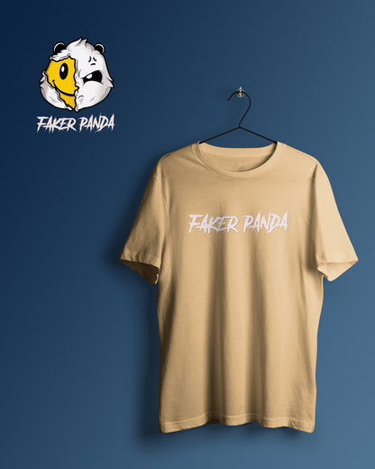 Faker Panda Graphic Printed  Unisex Oversized T-shirt D127