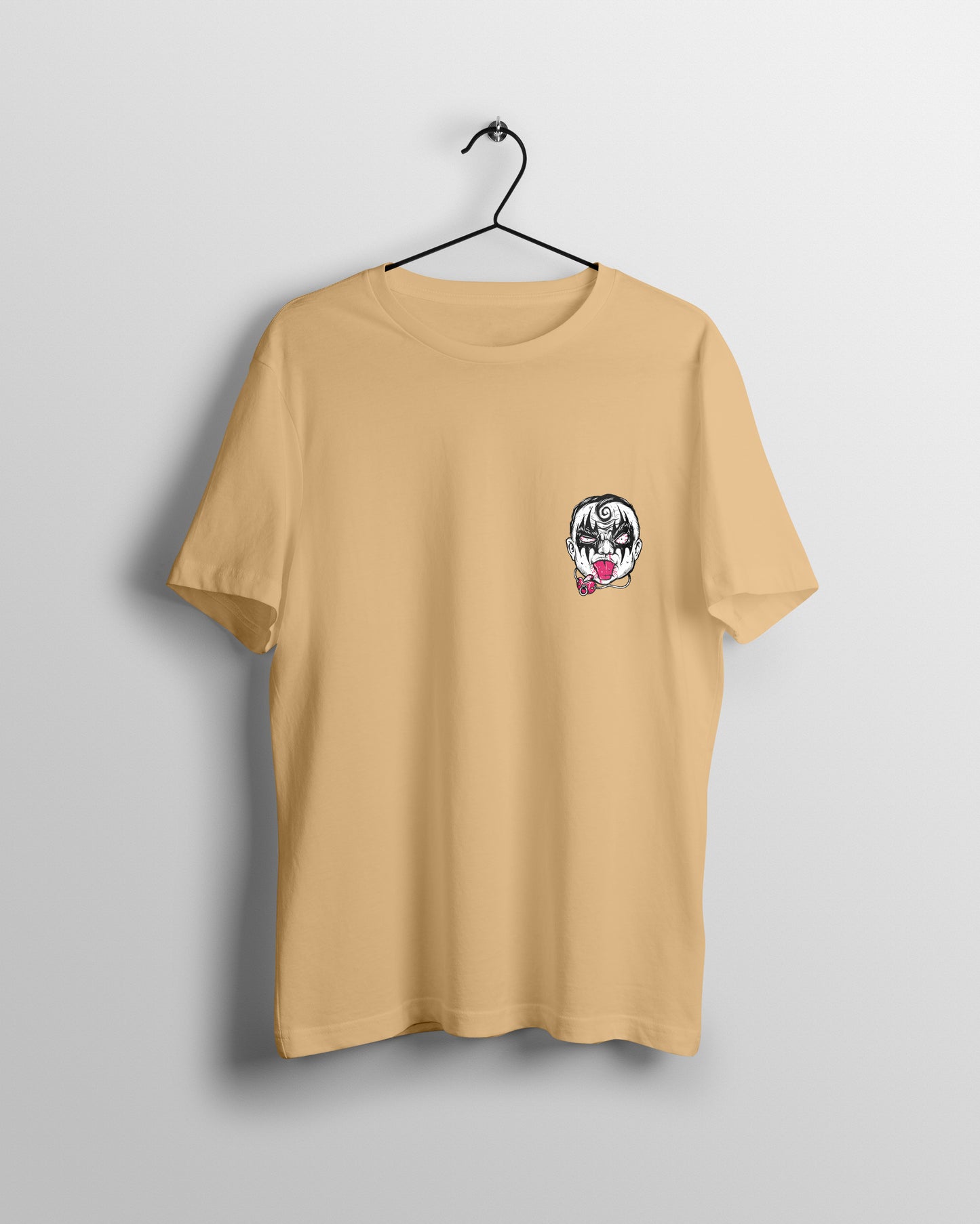 Face Graphic Printed  Unisex Oversized T-shirt D062