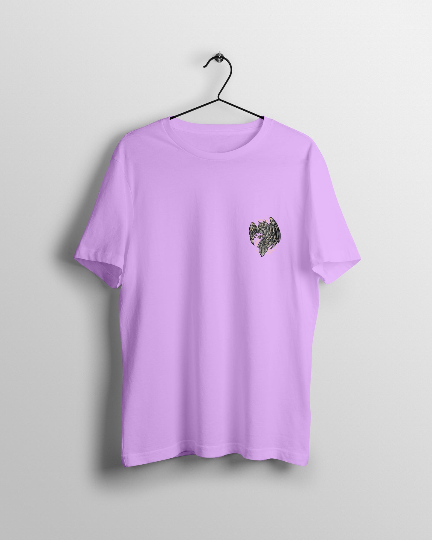 Owl Graphic Printed  Unisex Oversized T-shirt D063