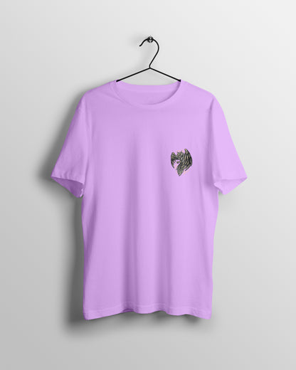 Owl Graphic Printed  Unisex Oversized T-shirt D063