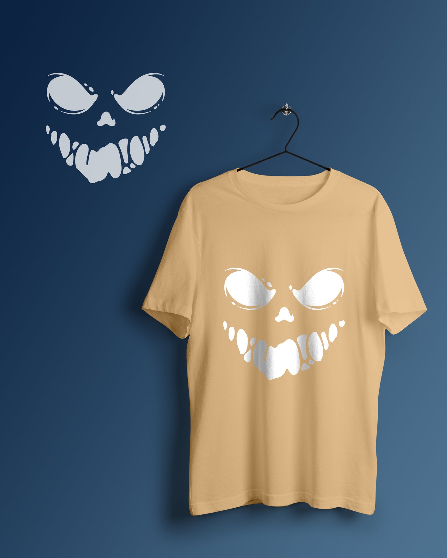 Smiley Face Graphic Printed  Unisex Oversized T-shirt D103
