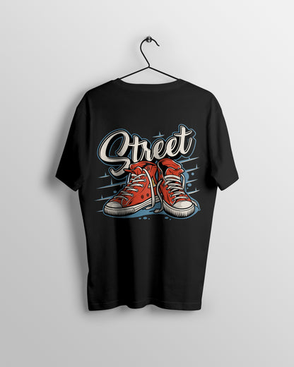 Street Graphic Printed  Unisex Oversized T-shirt D057