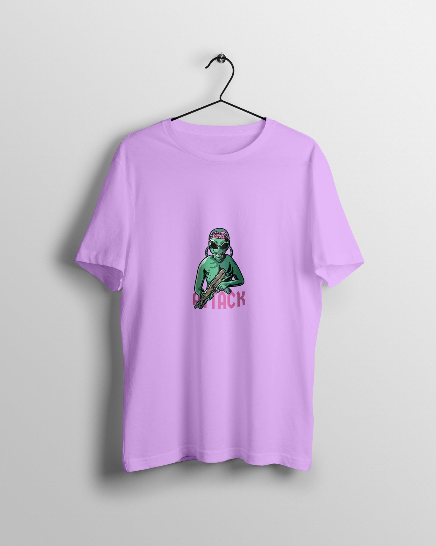 Attack Graphic Printed  Unisex Oversized T-shirt D072