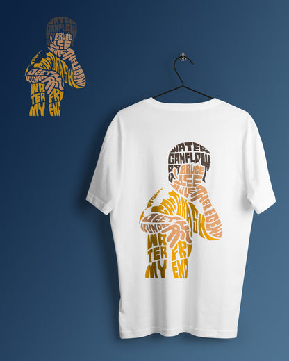 Bruce Lee Graphic Printed  Unisex Oversized T-shirt D110