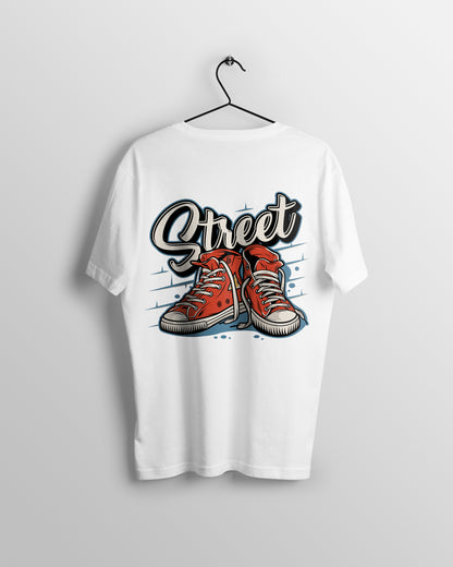 Street Graphic Printed  Unisex Oversized T-shirt D057