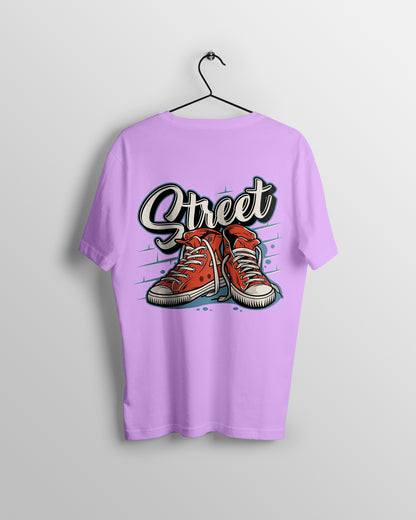 Street Graphic Printed  Unisex Oversized T-shirt D057