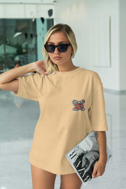 Street Graphic Printed  Unisex Oversized T-shirt D057