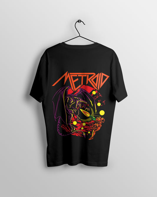 Metko Graphic Printed  Unisex Oversized T-shirt D013