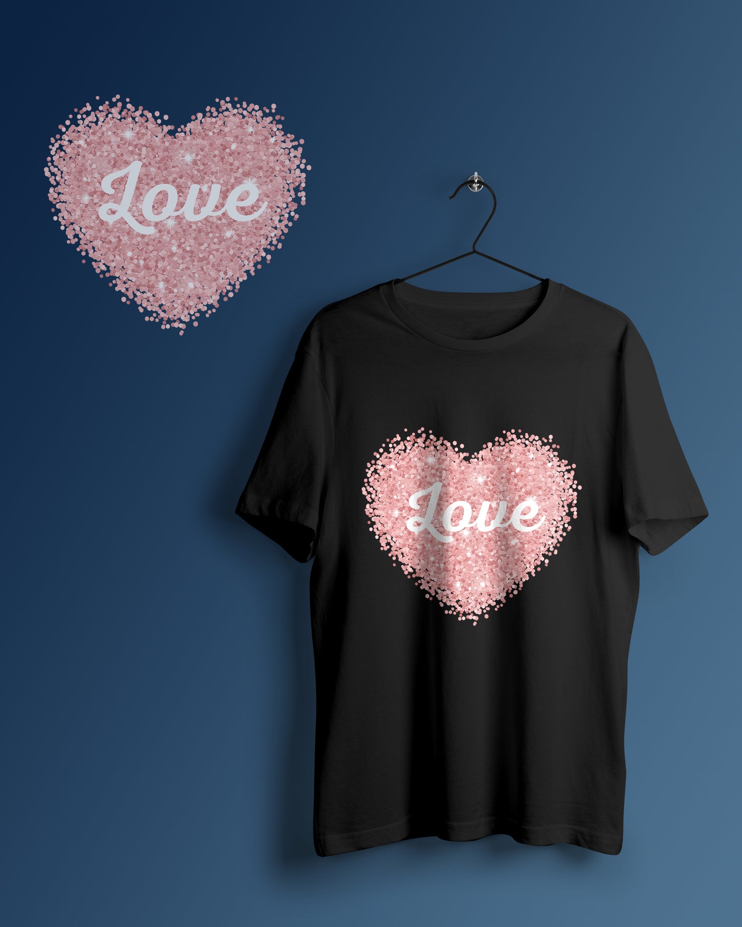 Love Graphic Printed  Unisex Oversized T-shirt D120