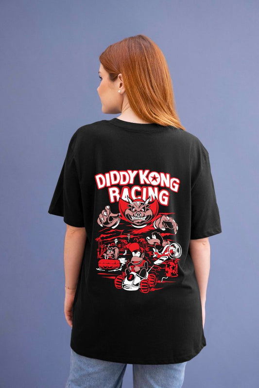 Diddy Kong Graphic Printed  Unisex Oversized T-shirt D015