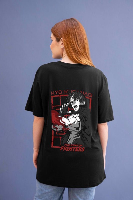 The King Of Fighters Graphic Printed  Unisex Oversized T-shirt D021