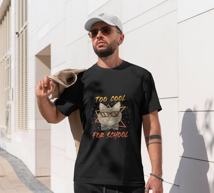 Cool Printed Round Neck Regular Fit Half Sleeve T-Shirt D018