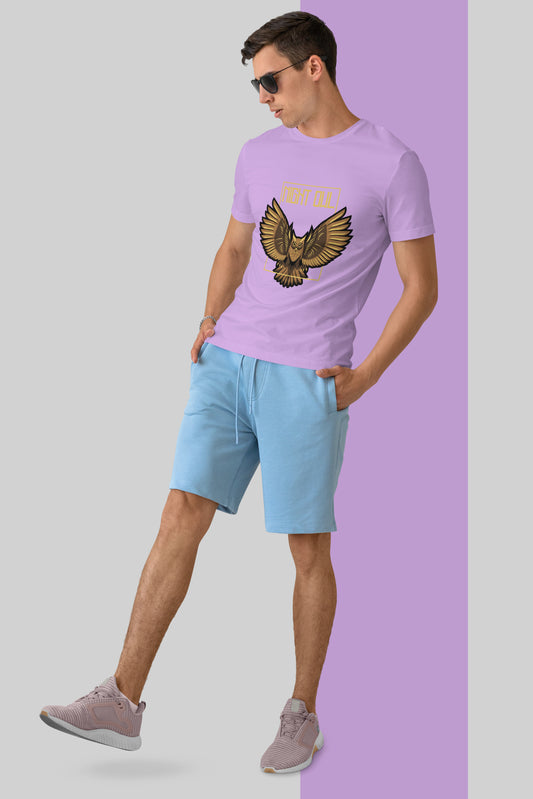 Eagle Printed Round Neck Regular Fit Half Sleeve T-Shirt D020