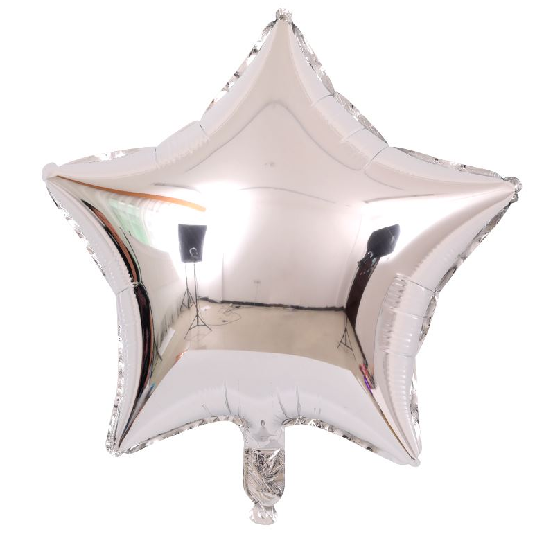 Silver 18"inch star Foil Balloon